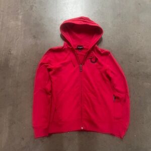 True religion front and back logo cropped fit full‎ zip hoodie